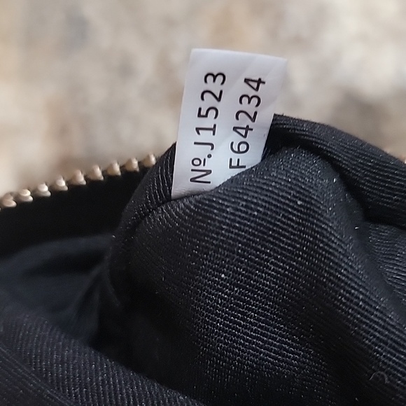 Coach EUC Dark Brown Signature Gold Chain LARGE WRISTLET - Picture 7 of 8